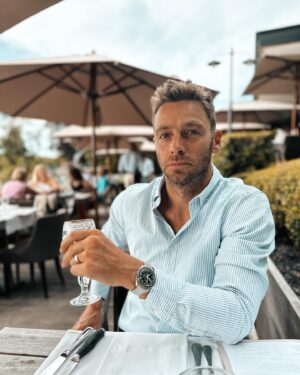 Louis Talpe Instagram - Just in time for happy hour 
@omega