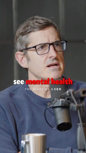 Louis Theroux Instagram - Is this where we’re going wrong with our mental health!? 🤔 

Search ‘the diary of a ceo with @officiallouistheroux ' for the full episode wherever you get your podcasts from.
