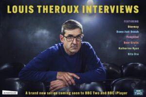 Louis Theroux Instagram - Excited to announce this long in gestation project. Six amazing interviewees. One even more amazing interviewer (joke). Coming soon on #bbctwo. (Please disregard the ink that appears to be dribbling out of my right nostril in the photo. I like to dye my nasal hairs #giuliani)