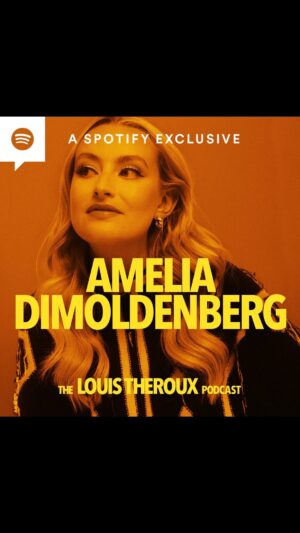 Louis Theroux Instagram - Such a pleasure having an in depth conversation with the amazing @ameliadimz. Ambition, parents, learning to deal with anxiety all discussed (and much else). Listen now on Spotify.