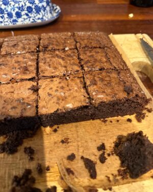 Louis Theroux Instagram - Happy Friday! To celebrate I made some brownies… Based on a recipe from the BBC goodfood 101 cakes and bakes book. They are delicious!
