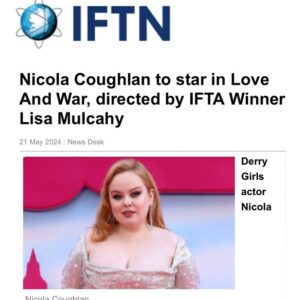 Louise Kiely Instagram - Adapted from the book Stolen: Escape From Syria by Louise Monaghan with Yvonne Kinsella, Nicola Coughlan (Bridgerton, Derry Girls) will star in Love And War. Casting Team: LK & Karen Scully. ❤️