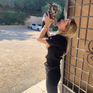 Louise Linton Instagram - International dog day 💛🐶🐾
 I love all of my adopted rescues! #dog #rescuedog #love