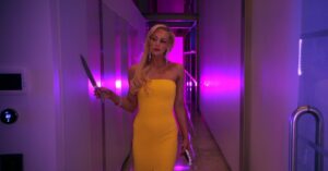 Louise Linton Instagram - Come out, come out wherever you are @edwestwick 🔪 #MeYouMadness is available on demand everywhere in the US February 12. 💋