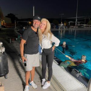 Louise Linton Instagram - Underwater stunts for my new film “Out of Hand” Can’t wait to you all to see more!