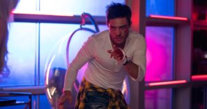 Louise Linton Instagram - Come out, come out wherever you are @edwestwick 🔪 #MeYouMadness is available on demand everywhere in the US February 12. 💋