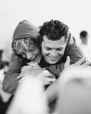 Lucas Lynggaard Tønnesen Instagram - One of the most creative souls and dear friend @soerenleschmidt - thank you for letting me be part of your universe & the finale show in #cphfw xx 🖤