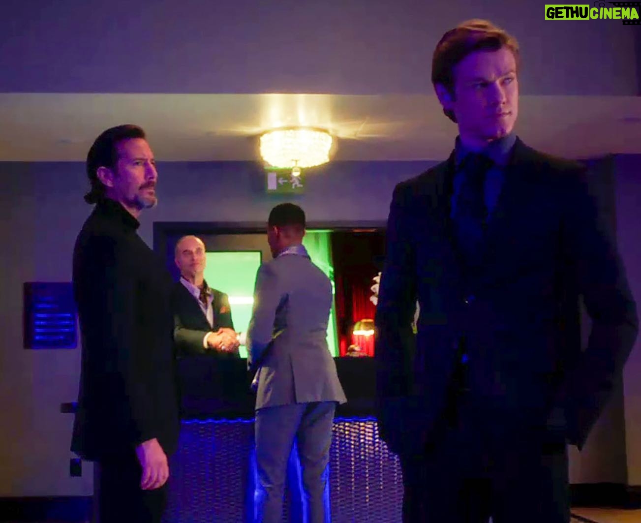 Lucas Till - 38.5K Likes - Oh just a little Easter egg cameo appearance in the silver suit behind me and @henryiancusick for y’all. I’ll give you a hint. It’s A-Train. Ok another hint it’s @jessietusher. I’m terrible at keeping secrets.
