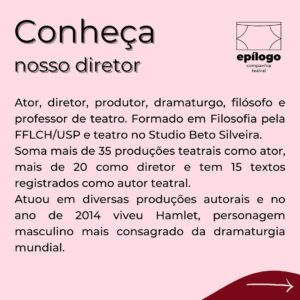 Luccas Papp Instagram - Você já conhece nosso diretor? Saiba um pouco mais sobre a carreira de Luccas Papp.

As matrículas para o 1º semestre de 2024 já estão abertas.
Entre em contato por direct ou pelo nosso WhatsApp 🎭