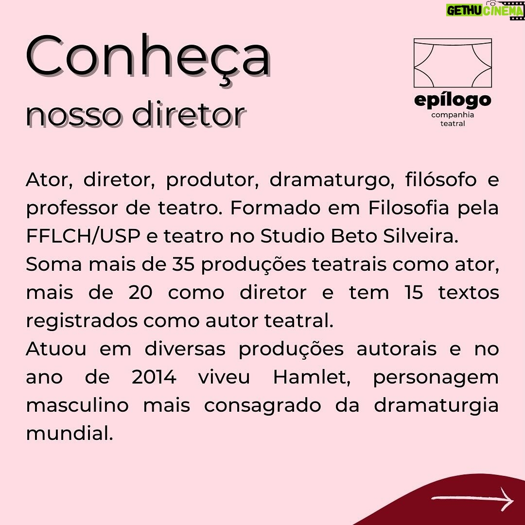 Luccas Papp - 3 Likes - Você já conhece nosso diretor? Saiba um pouco mais sobre a carreira de Luccas Papp.
As matrículas para o 1º semestre de 2024 já estão abertas.
Entre em contato por direct ou pelo nosso WhatsApp 🎭