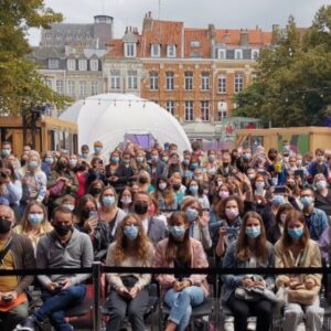 Luce Mouchel Instagram - Festival Séries Mania.  Ceux qui nous suivent ❤️. Rencontre échanges émotions.  Merci ☀️