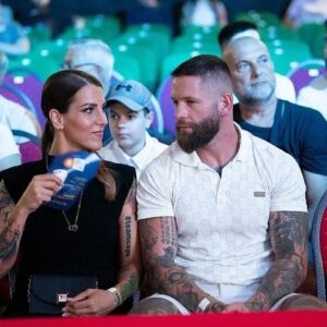 Lucia Krajčovič Instagram - Príjemný galavečer @fabriq_mma plný krásnych ľudí a fajn rozhovorov💫 #fabriqmma #fight #mma