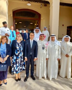 Luigi Di Maio Instagram - Last week in Doha, Abu Dhabi, Dubai and Kuwait City. Very productive bilateral Meetings. I would like to thank, among the others: 

- The Minister of State for Foreign Affairs of QATAR Mohamed Bin Mubarak Al-Khulaifi
- The Minister of State for Artificial Intelligence of UNITED ARAB EMIRATES Omar Al Olama
- The Assistant Minister of UNITED ARAB EMIRATES and Special Envoy for the European Union Lana Nusseibeh
- The Minister of Foreign Affairs of KUWAIT Abdullah Ali Al-Yahya
- The Deputy Foreign Minister of KUWAIT Jarrah Jaber Al-Sabah

I very much appreciated the invitations to give a lecture at the Anwar Gargash Diplomatic Academy of United Arab Emirates and at the Saud Nasser Al-Sabah Kuwait Diplomatic Institute of Kuwait. 

Thank you very much to our fantastic EU Ambassadors on the ground, for supporting my visits.