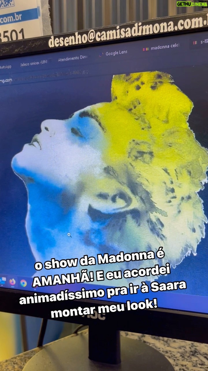 Luís Lobianco - 3.7K Likes - Madonna é amanhã! Parece que o show é meu, tô nervoso!!