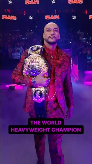 Luis Martinez Instagram - YOUR WORLD HEAVYWEIGHT CHAMPION… @archerofinfamy 🔥⚖️😈 #WWERaw