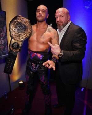 Luis Martinez Instagram - Damian Priest continues to show the #WWEUniverse why he deserves to be called the champ. Congrats to @archerofinfamy on his first successful World Heavyweight Championship defense tonight at #WWEBacklash France.