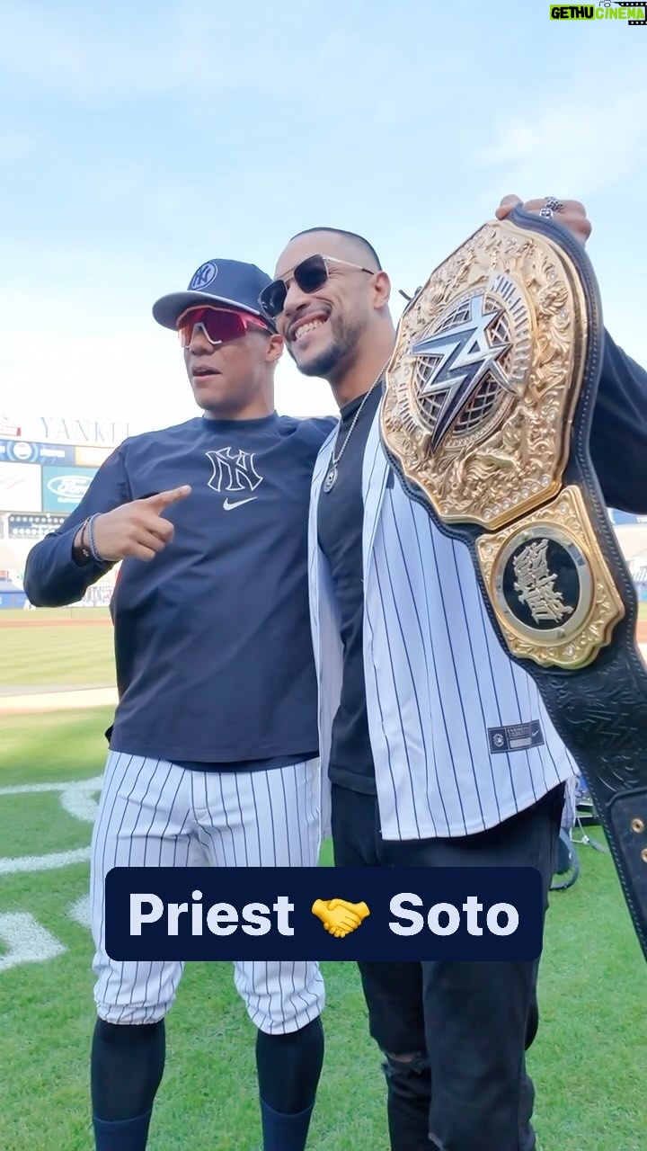 Luis Martinez - 93.5K Likes - The World Heavyweight Champion @archerofinfamy stopped by @yankeestadium today and met @yankees Juan Soto! 🏆⚾️