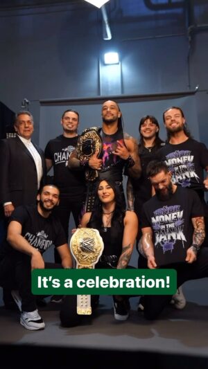 Luis Martinez Instagram - With his family and The Judgment Day by his side, this is a night @archerofinfamy will NEVER forget 🙌 #WrestleMania