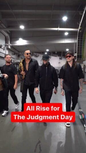 Luis Martinez Instagram - With the #WWEDraft continuing AND a Six-Man Tag Team Match TONIGHT, it will be a busy #WWERaw for The Judgment Day ⚖️