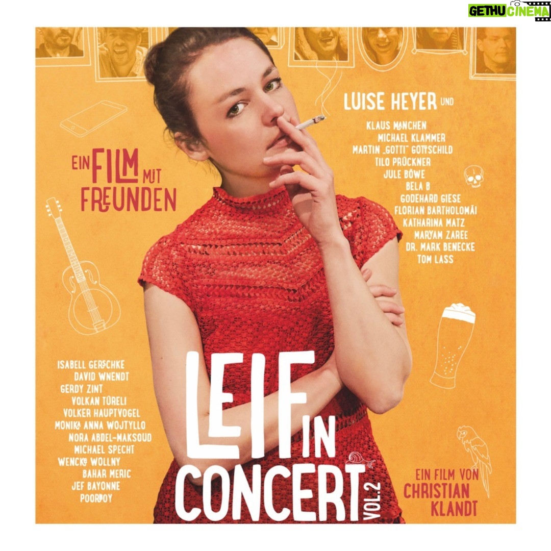 Luise Heyer - 695 Likes - Bis die Kinos hoffentlich bald wieder öffnen dürfen, hier ein kleiner DVD Tipp: @leifinconcert.vol2
#leifinconcert #leifinconcertvol2 #filmmitfreunden #neuaufdvd #heimkino #arthaus #germanfilms #independentcinema
@christian.klandt @slybutsleepy @missingfilms_distribution @mike_auerbach @markito_benecke @florianbartholomaei