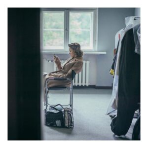 Luise Heyer Instagram - @darknetflix throwback with scene and behind the scenes photos by @baranboodar #netflix #dark #doristiedemann