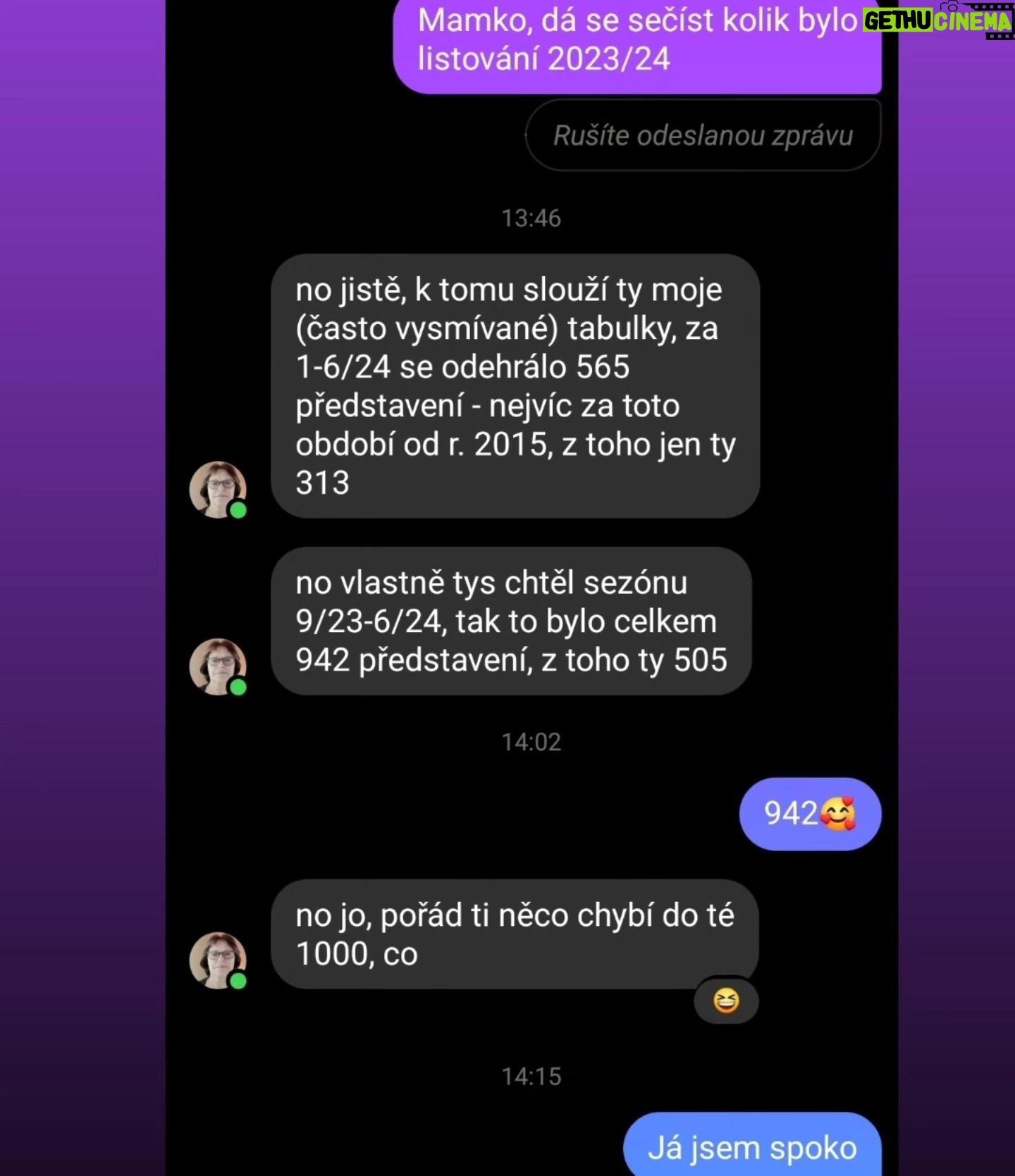 Lukáš Hejlík - 712 Likes - Ano, já jsem spoko! 942 @listovani v sezóně 2023/24. Moc díky týmu hereckýmu i produkčnímu. Moc všem těm prostorům a organizačním duším, které nás zvou, ať je to 20 let nebo 2 poslední měsíce. A pak všem divákům, na školách, ale i na veřejných večerních. Bylo vás zase skoro 100.000!
#listovani
#20232024
#knizkynajevisti
#lecimeslovemvakci
#dekujememoc