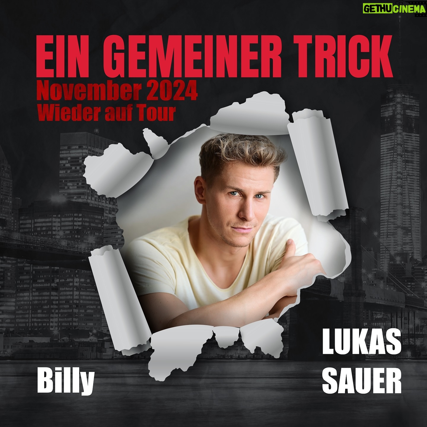 Lukas Sauer - 3 Likes - Yeah! 💥
@eingemeinertrick geht auch 2024 wieder auf Theatertour! Die exakten Daten für November gebe ich bekannt, sobald diese spruchreif sind.
Wer nichts verpassen will, folgt am besten ▶️ @eingemeinertrick ◀️ Dort gibt es alles rund ums Stück aus erster Hand.
Ich freue mich jetzt schon auf November! Mit wem von euch kann ich rechnen? Fühlt euch gedrückt 🍋
• • •
Yeah! 💥
@eingemeinertrick is going on a theater tour again in 2024! I will announce the exact dates for November as soon as they are ready.
If you don’t want to miss anything, it’s best to follow ▶️ @eingemeinertrick ◀️ There you can find everything about the play first hand.
I’m already looking forward to November and sending you lots of love 🍋
• • •
#egt #eingemeinertrick #actorslife #onstage #onSet