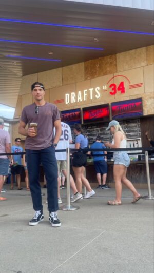 Luke Gulbranson Instagram - Went to the Twins game the other day @targetfieldevnt Was so cool to grab a @happydoglager in the ballpark. So excited! You can find HDL at the main entrance in right field at drafts at 34. Enjoy the beer and the games this year! Go Twins! #mn #twins #mlb #beer #baseball #happydoglager @utepilsbrewing