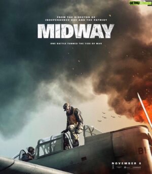 Luke Kleintank Instagram - One battle turned the tide of war. @MidwayMovie arrives in theaters on November 8.