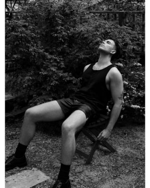 Luke Newton Instagram - Chatting through all things S3 with @thehommeplusmag 
Out next week x