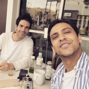 Luke Pasqualino Instagram - Hermano ❤️ @santiagoc #TheMusketeers #D’artagnan #Aramis