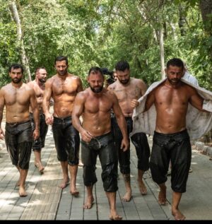 Luke Rockhold Instagram - Tradition, honor, lube up and wrestle grown men in leather pants. My kinda country