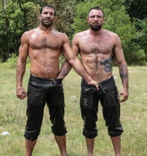 Luke Rockhold Instagram - Tradition, honor, lube up and wrestle grown men in leather pants. My kinda country