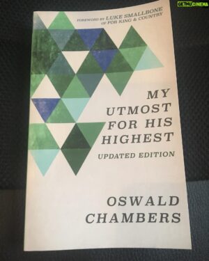 Luke Smallbone Instagram - I've looked up to @oswaldchambers for many years and his words continue to spur my soul onward.  I hope to be able to do the same for others with my life.  I never thought I'd have the privilege of writing a foreword for a book that has impacted my life so deeply. (@amazon purchase link in bio)