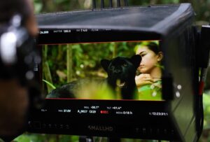 Lumi Pollack Instagram - I think this movie has taken up a least half of my camera roll this past 4 years so these photos don’t begin to sum up this wild ride… I have learned and grown so much throughout this experience and wouldn’t trade it for the world. 
A special thank you to @gillesdemaistre @prunedemaistre @catherinecamborde @capital_wrangler and JP
For making this possible 

@emilybett I don’t know where to begin. You never fail to make me laugh and I have learned so much from you! You are so talented and inspire me everyday. You are my favorite person!! ✨ (and thanks for the amazing pics you take)
And lastly thank you to Hope for being my love and being the star 🐆🖤⭐️
“Le Dernier Jaguar” in theaters everywhere in France today and soon worldwide 💗💗💗 
#autumnandtheblackjaguar #ledernierjaguar