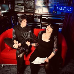 Lydia Lunch Instagram - We went to @rageabc @abctv this morning to intro music videos for some classic songs of our choosing. To air at a future date…  @pressplaypresents  Photos- @sebastiengreppo