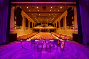 Lyle Lovett Instagram - @ridgefieldplayhouse, Ridgefield, CT, 5/1/24: Thanks to Kate, Suzzi, and everyone with the Ridgefield Playhouse for taking such great care of @lisaloeb and me yesterday. Thank you all for being a wonderful audience, for getting our tour off to a great start. Suzzi, the house lighting director ran lights for us. The second picture shows her creative mind at work. Thanks, Suzzi!