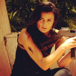 Lyne Renee Instagram - Remember Rebecca from Strike Back!? I can’t believe this is 10 years ago. I was flown in from London to Cape Town to start my training with the SAS to become the Mossad agent she needed to be. What fun. I did entire sequence in a jungle wearing a little dress and cowboy boots. I fought for it as I didn’t believe she’d have time to slip back into her fatigues. Well, be careful what you ask for. What a blast, what a crew and cast! Il never forget , I learned so so much. Rebecca brought me so much. They shouldn’t have killed her off… just saying 😎 and I should’ve kept that leather jacket 🤓.
 STILL streaming @hbomax. #hbomax #stream #now #tv