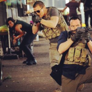 Lyne Renee Instagram - Remember Rebecca from Strike Back!? I can’t believe this is 10 years ago. I was flown in from London to Cape Town to start my training with the SAS to become the Mossad agent she needed to be. What fun. I did entire sequence in a jungle wearing a little dress and cowboy boots. I fought for it as I didn’t believe she’d have time to slip back into her fatigues. Well, be careful what you ask for. What a blast, what a crew and cast! Il never forget , I learned so so much. Rebecca brought me so much. They shouldn’t have killed her off… just saying 😎 and I should’ve kept that leather jacket 🤓.
 STILL streaming @hbomax. #hbomax #stream #now #tv