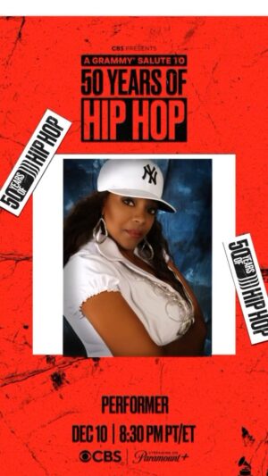 MC Sha-Rock Instagram - The Culture of Hip Hop was based on Peace, Unity and Having Fun. Don’t get it twisted, We had some crazy times, but we figured it out. I was honored to be invited to perform by @recordingacademy @cbstv and the Producers of the 50 Years of Hip Hop Celebration. It took me back to the time in the #1970’s, when I remembered why I started. Lock in Sunday Dec 10th #bgirll4life #iammcsharock