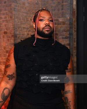 MNEK Instagram - yep @attitudemag awards last night ✨ got to give the music award to my love @beckyhill, dance the night away small small and show off the ever growing tattoo obsession🤠
 
thank you @stevie.gatez @moomalproartist @boombasticbraids  @chalukya 
@clappeddeslondon
@pherahs for making me feel beautiful ❤️❤️