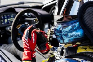 Mad Mike Instagram - Wild that I’ve had this helmet as a trophy from @redbull for winning the @formuladjapan Championship back in 2018 and I’ve never even worn this skid lid but it’s been the pride of display for many years however today I felt it was definitely worth strapping it on for our first shakedown of our @mclaren #MADMAC on track. This lid’s art work is made up of all the things that inspire me from Japan on one side and New Zealand on the other… Clearly Bruce McLaren is forefront of it all being a true Kiwi legend so it was an epic feeling to have him ride with me today in our screaming creation of a Mclaren.

#RotaryMclaren #FlyingKiwis

📸 @graememurraynz