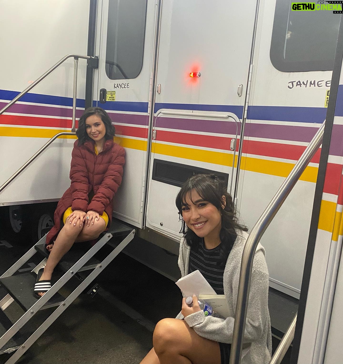 Madalyn Horcher - 2.1K Likes - I know I’m late lol but y’all…this was a DREAM COME TRUE to have been able to work on @cwallamerican but also to be able to do it along side my best friend and sister @miyaghorcher 🥹😭🤍🤍
This episode holds such a special place in my heart and the cast and crew welcomed me with open arms! Everyone, meet Kaycee 🎉👏🏼