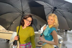Madison Thompson Instagram - Today is a huge day for me. Episode 6 of @riseofthepinkladies just dropped. This episode is particularly special to me because it features Susan's solo musical number. I wish I could go tell little Madison that all of her wildest musical theater kid dreams would actually come true. A privilege to sing on a @tranterjustin song, an actor's dream to have such a unique character and arc thanks to @annabeloakes and our beautiful writers room (especially @dannncing ), @smawkins for making me feel like the superstar combo of madonna meets grace kelly, and words cannot describe the gratitude and love I have for @jamizzi ! To be a part of Jamal's directorial debut was a dream come true. He is a visionary, and leader, and the kindest person in the universe. How could anyone be nervous to perform on a stage like this when you have Jamal literally screaming and hyping you up from video village?! There are so many people that made this possible, especially our incredible crew, hair team, and @emelieqvickmakeup . So much love for my amazing scene partner @itsmarisadavila for graciously showing me the ropes. I'm in awe of her and everyone on this show. 

More Susan moments to come 💛 Keep watching, streaming, and sharing!