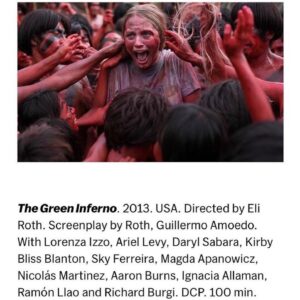 Magda Apanowicz Instagram - DOUBLE FEATURE for the lovers of gore and cinema! #TheMuseumOfModernArt will be screening both features and will have a Q&A afterward with the creative cinephile himself #EliRoth 
Not for the faint of heart’s nor the weak of stomach’s 🖤

Repost from @realeliroth
•
Sat Aug 27th #CabinFever & #TheGreenInferno will be screening at @themuseumofmodernart ! I’ll be doing a Q&A after Cabin Fever and introducing The Green Inferno screening. I grew up going to MoMA and screened my student film Restaurant Dogs there for the 1995 student academy awards. It’s a real honor for me, should be a fun night. See you there! Tix on the MOMA website.