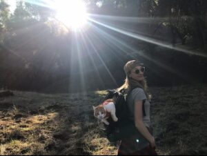 Mageina Tovah Instagram - Adventure buddy
.
.
.
#tbt #cat #catsofinstagram #adventure #hiking #bestfriends