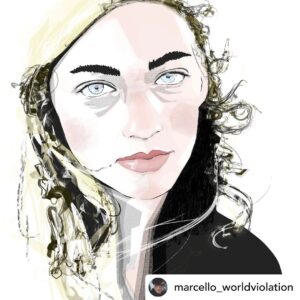 Mageina Tovah Instagram - She belongs in a Sandman comic. 
Repost: @marcello_worldviolation A Little sketch from a beautiful photo of @mageina
.
.
.
#art #fanart #sandman #comics @thesandmanofficial