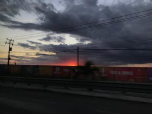 Mageina Tovah Instagram - Sunset on the road 
.
.
.
#ontheroad #sunset #magic
