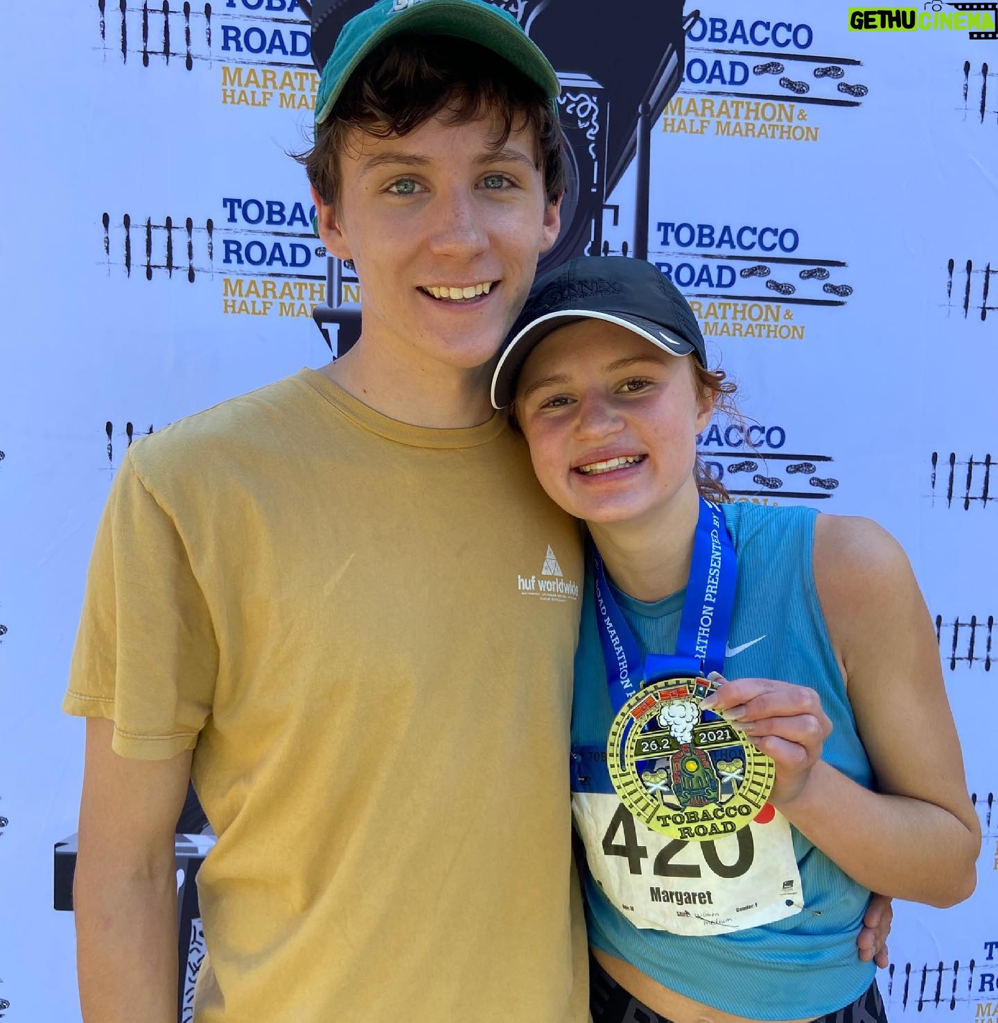 Maggie Elizabeth Jones - 3.1K Likes - The Marathon. 26.2 miles. Three hours forty two minutes and three seconds. Five months and 554.7 miles of training all by myself. Making the decision to train for and run this big of a race all by myself was difficult, but I’m so glad that I did it. Shoutout to all the people who helped me get to the big day.
1. God. Thank you for giving me this body that I can use to honor you through running.
2. Coach Caulfield for putting together a training program and being so helpful in teaching me everything I needed to know about nutrition and all the little things to make this Marathon possible.
3. My family and Andy for encouraging me and biking alongside me during long runs and constantly making sure I had everything I needed during training and on race day!