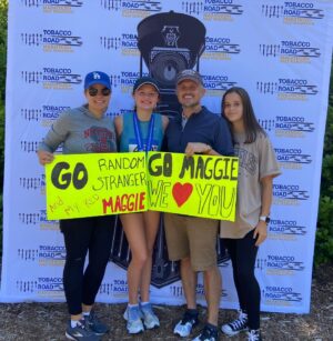 Maggie Elizabeth Jones Instagram - The Marathon. 26.2 miles. Three hours forty two minutes and three seconds. Five months and 554.7 miles of training all by myself.  Making the decision to train for and run this big of a race all by myself was difficult, but I’m so glad that I did it. Shoutout to all the people who helped me get to the big day. 
1. God. Thank you for giving me this body that I can use to honor you through running.
2. Coach Caulfield for putting together a training program and being so helpful in teaching me everything I needed to know about nutrition and all the little things to make this Marathon possible.
3. My family and Andy for encouraging me and biking alongside me during long runs and constantly making sure I had everything I needed during training and on race day!